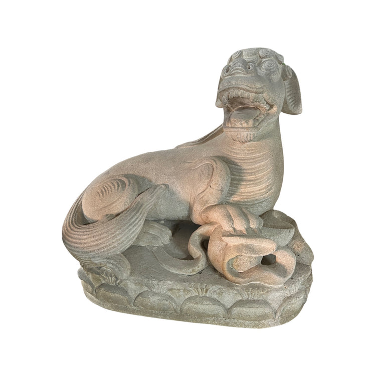 Pair of Chinese Foo Dog Sculptures (GE-ST2041)
