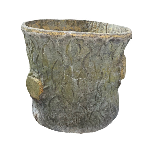French Faux Bois Planter (V-G1X9)