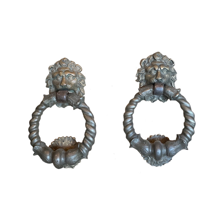 Pair of Italian Bronze Door Knockers (H-ZXHM)