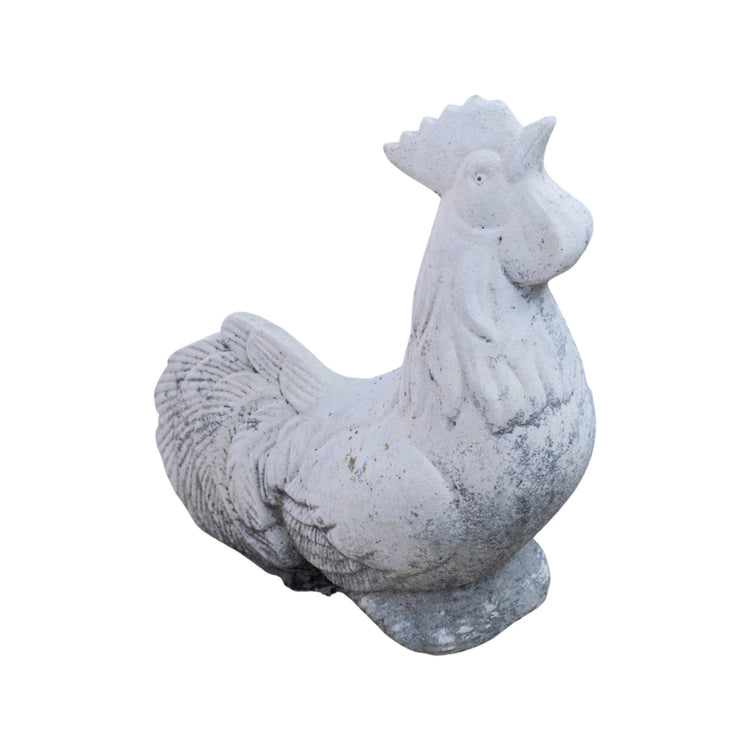 French Limestone Rooster (GE-MPZRU)