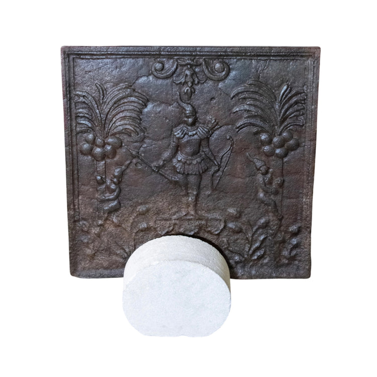 Antique French Iron Fireback (FA-N2LG)
