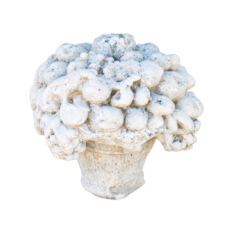 French Limestone Bouquet of Flowers (GE-X3197)