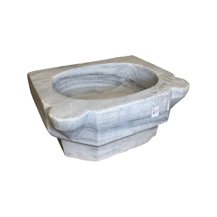 French White Carrara Marble Sink (MS256)