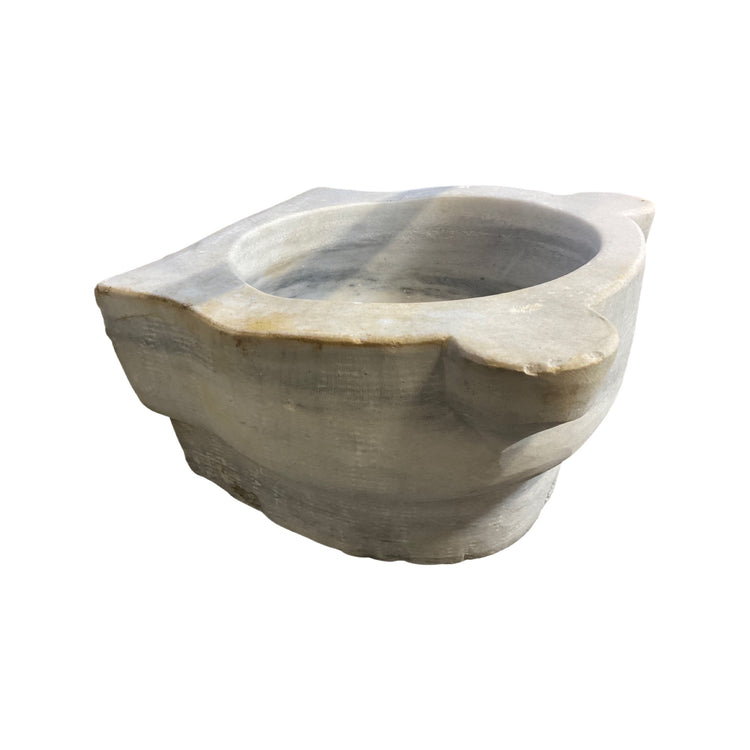 French White Marble Sink (S-TE7J)