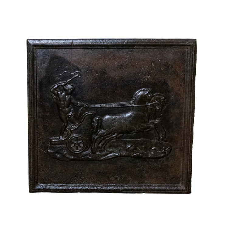 Antique French Iron Fireback (FA-1Z67)