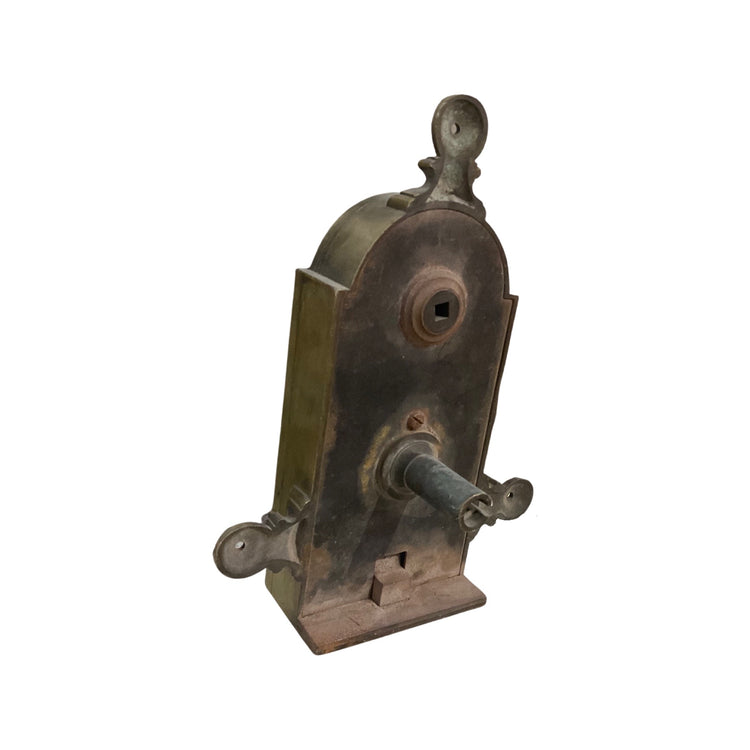 French Antique Bronze Rim Lock Switch