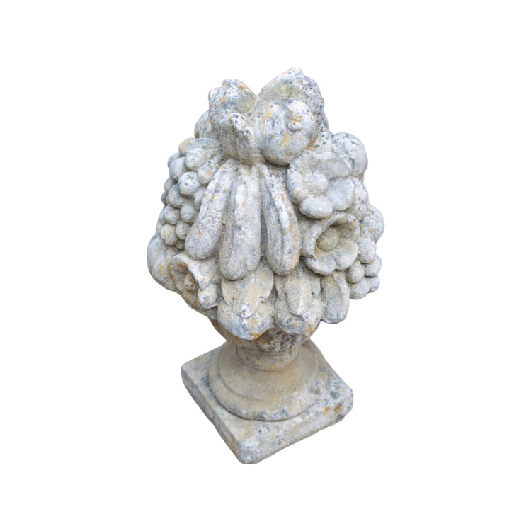 French Limestone Bouquet Finial GE-X3283 (GE-X3283)