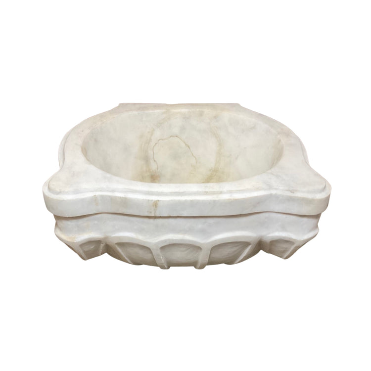 French White Marble Sink (S-OWR3)