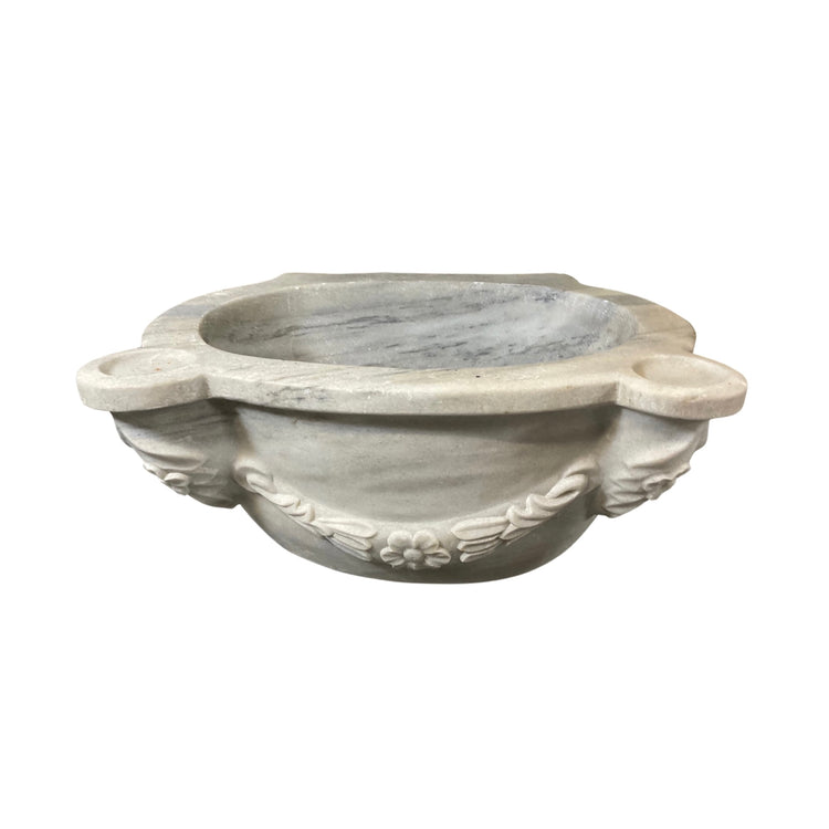 French White Marble Sink (S-UEY2)