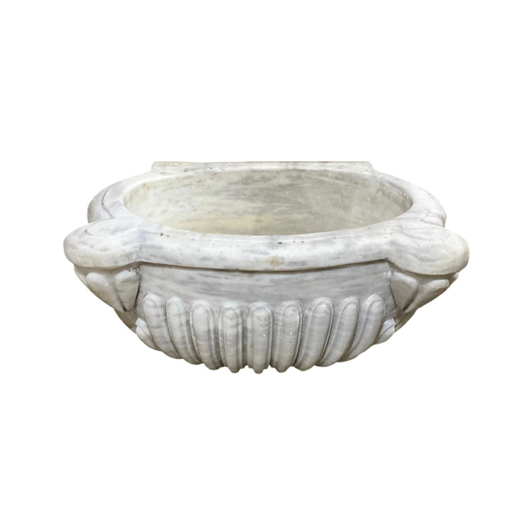 French White Marble Sink (S-WE29)