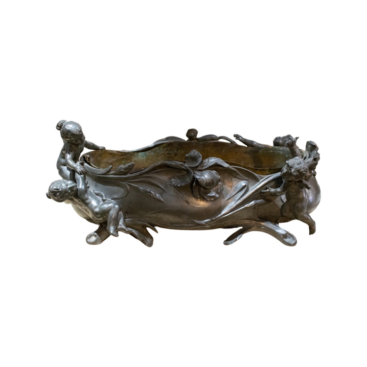 Antique French Pewter Centerpiece (HD-RECU)