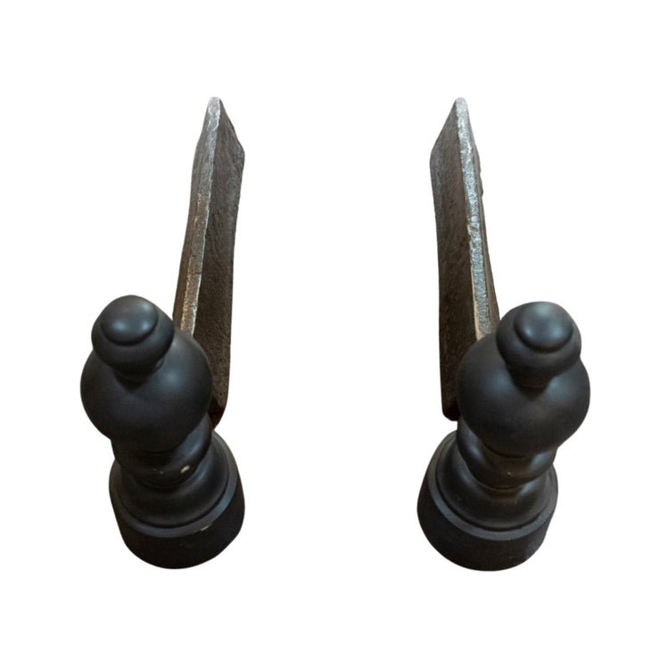 French Iron Andirons (FA-0LFOT)
