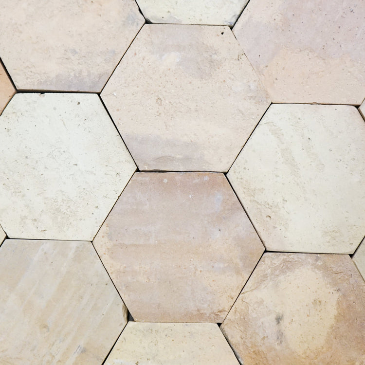 French Reclaimed Terracotta Hexagonal Tile