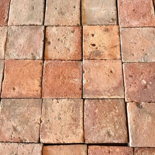 French Reclaimed Terracotta Square Tile