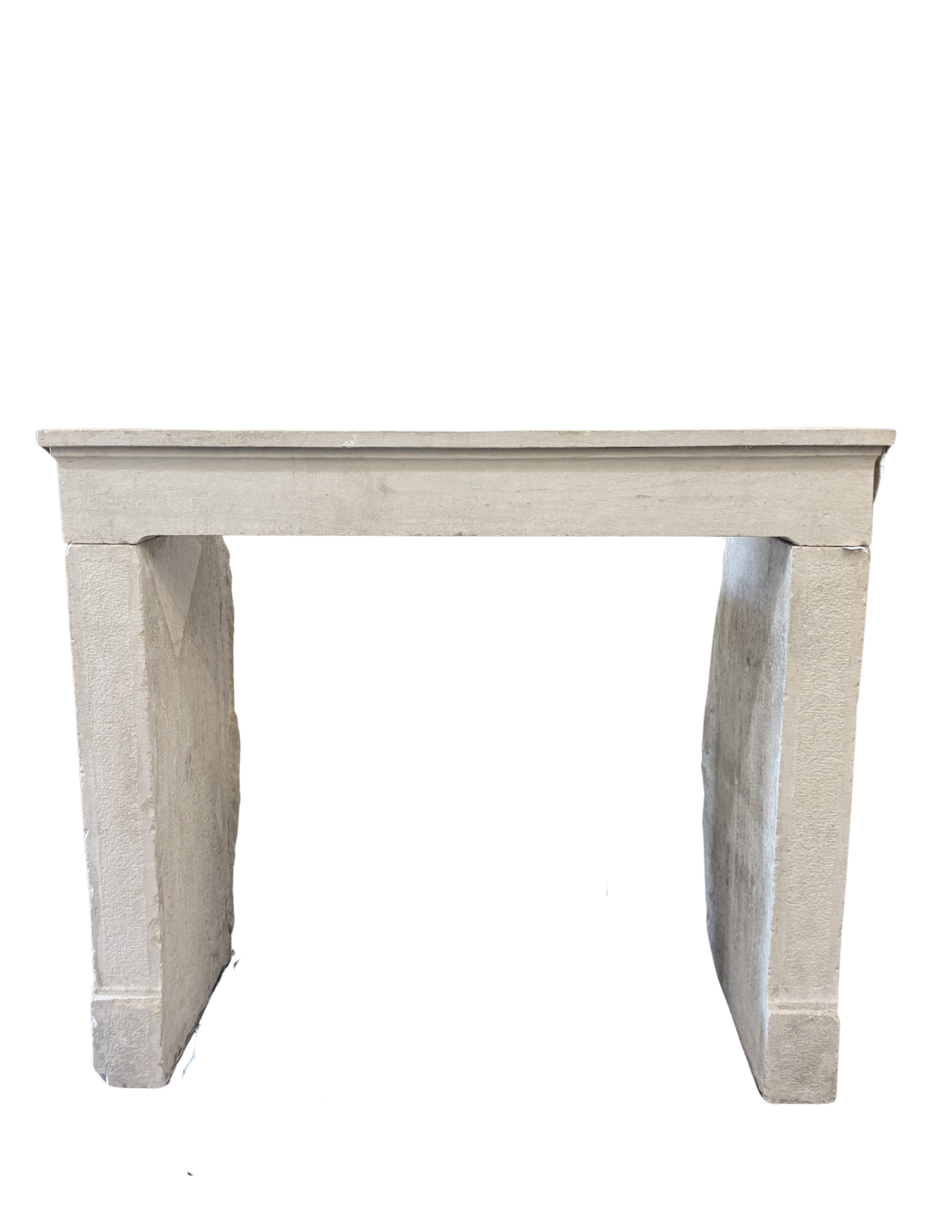 Classic Hand-Carved Limestone Mantel
