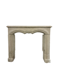 Antique Limestone Mantel – Reclaimed French Fireplace