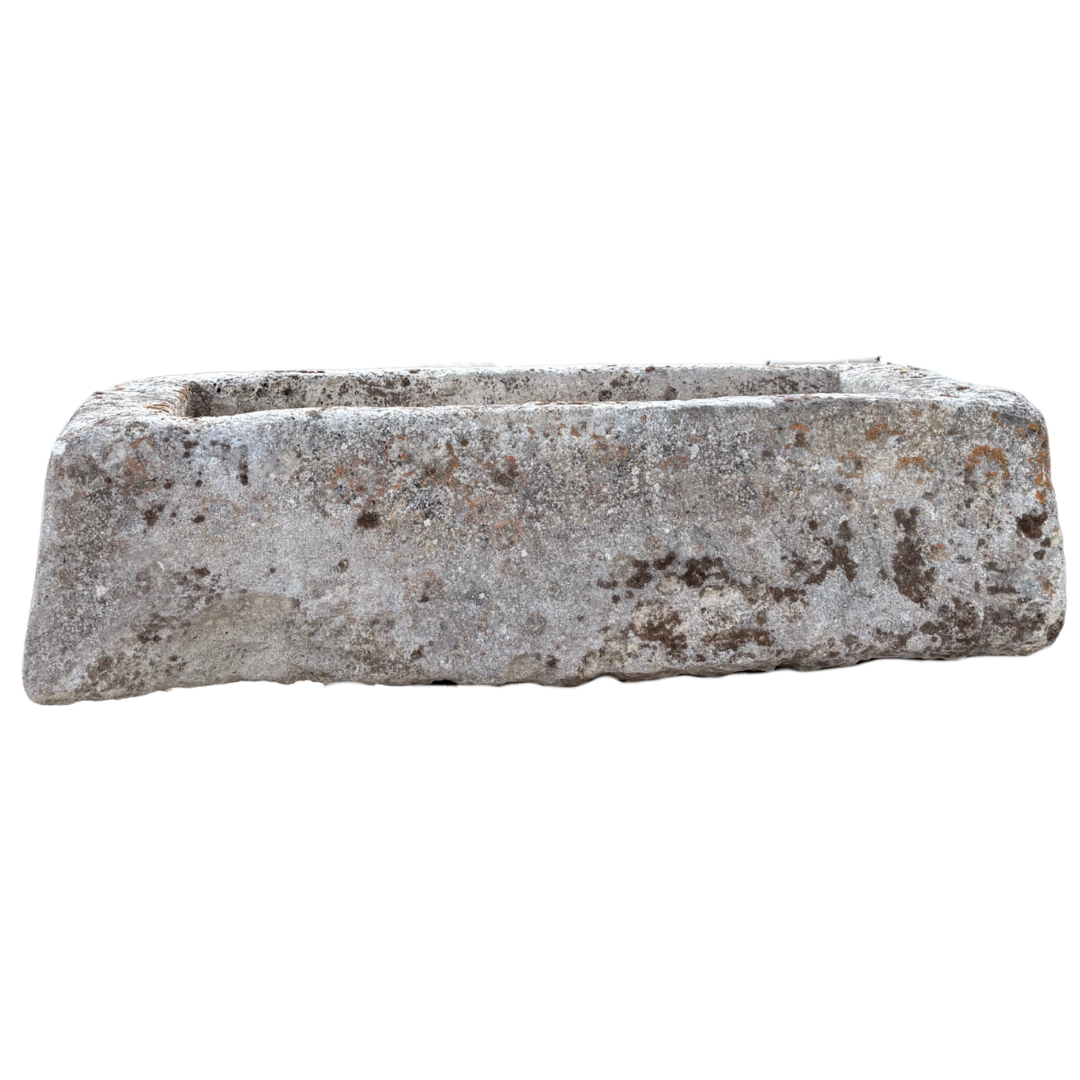 Large Weathered Limestone Trough  (T-10)