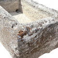 Antique French Stone Trough | Weathered Garden Basin (T-15)