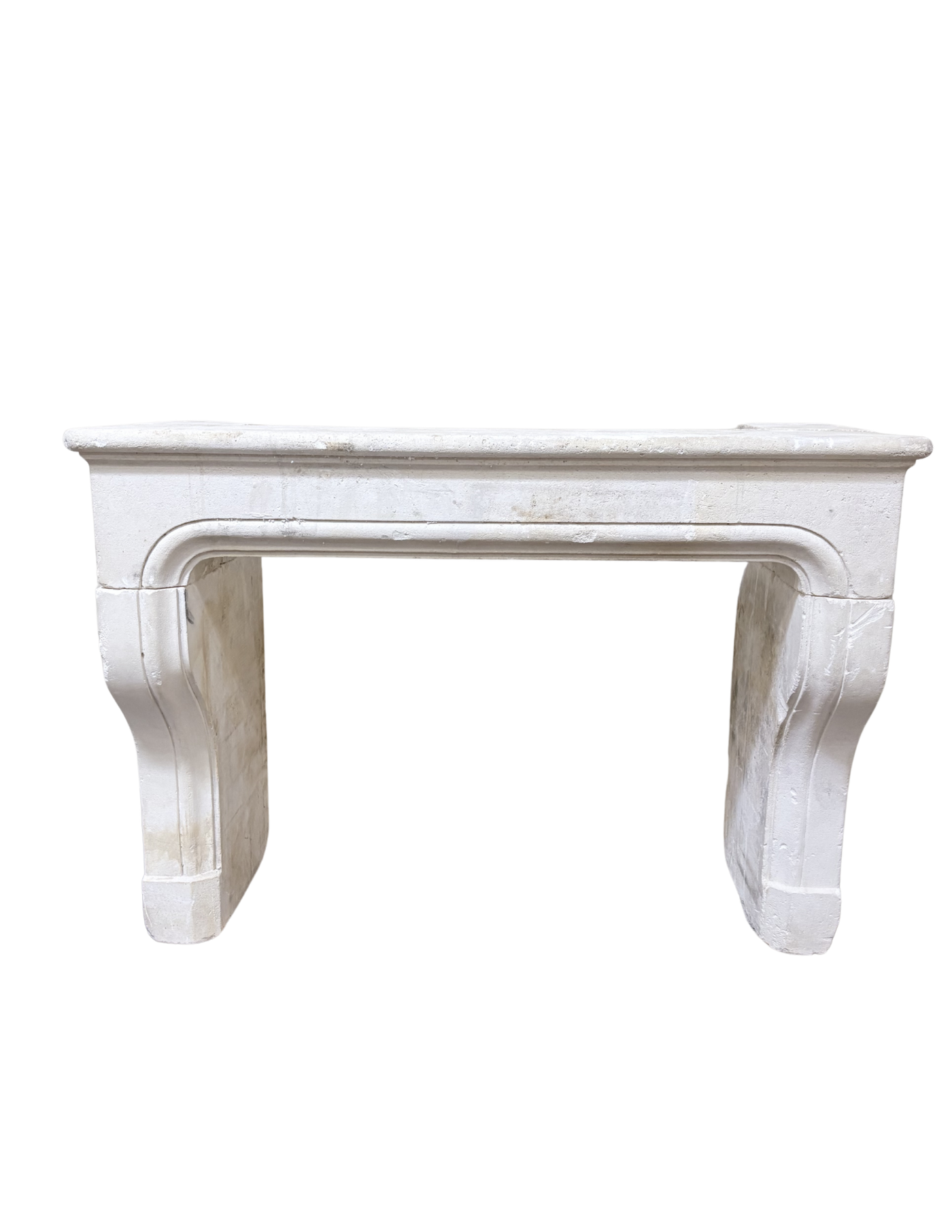 Limestone Mantel – Hand-Carved French Style Fireplace Surround