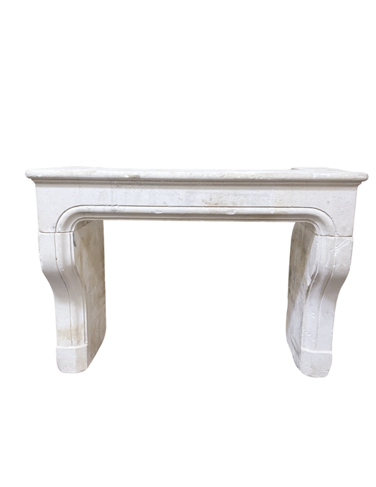 Limestone Mantel – Hand-Carved French Style Fireplace Surround