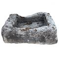 Antique French Limestone Trough | Small Garden Planter (T-04)
