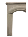 Antique Limestone Mantel – Reclaimed French Fireplace