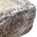 Antique French Stone Trough | Weathered Garden Basin (T-15)