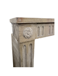Limestone Mantel – Hand-Carved French Fireplace (M-YLKS)
