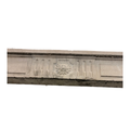 Antique French Louis XVI Limestone Fireplace Mantel (M-07L)