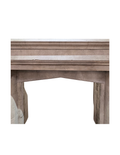 Monumental Antique Gothic/Tudor Stone Fireplace Mantel (M-14L)