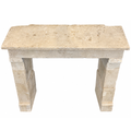 Limestone Fireplace Mantel (M-02L)