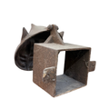 Decorative Cast-Iron Mask with Hinged Cover (GE-EYZC)
