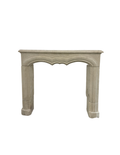 Antique Limestone Mantel – Reclaimed French Fireplace