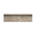 Antique French Louis XVI Limestone Fireplace Mantel (M-07L)
