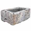 Antique French Limestone Trough – Stone Garden Planter (T-21)