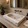 Antique Carved Marble Sink (S-FWCZ)