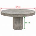 Antique Belgian Bluestone Table (T-3245)