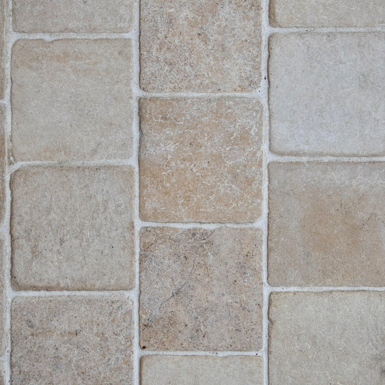 French Limestone Tumbled Tile Pavers (FL808)