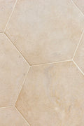 Egyptian Sandblasted Limestone Hexagonal Tile (STONE-CHFY)