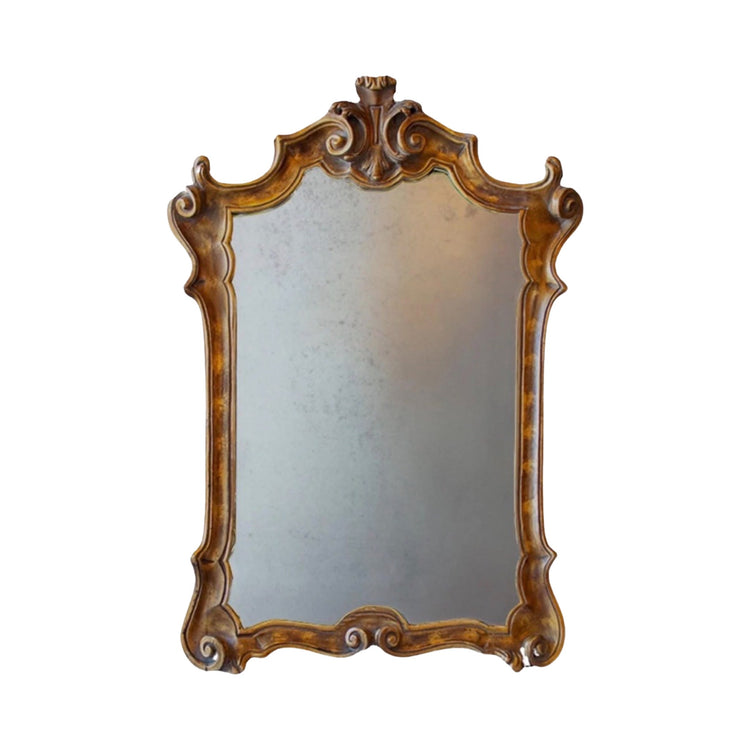 French Gold Leaf Wooden Mirror - SOLD
