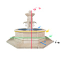 Contemporary French Limestone Central Fountain (FO69)