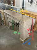 Antique French Brignoles Marble Mantel (MCH1020)