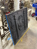 Antique French Iron Fireback (FA-BXZU)