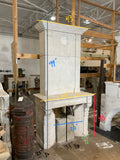 Antique French Limestone Fireplace (ALCH620)