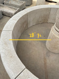Contemporary French Limestone Central Fountain (FO155-A)