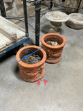 Pair of Antique English Terracotta Planters (V-YEKR)