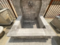 Contemporary French Limestone Wall Fountain (F-AN0H)
