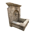 Contemporary French Limestone Wall Fountain (F-AN0H)