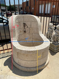Contemporary French Limestone Central Fountain (FO47)