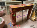 Antique French Languedoc Red Marble Mantel (MCH1007)